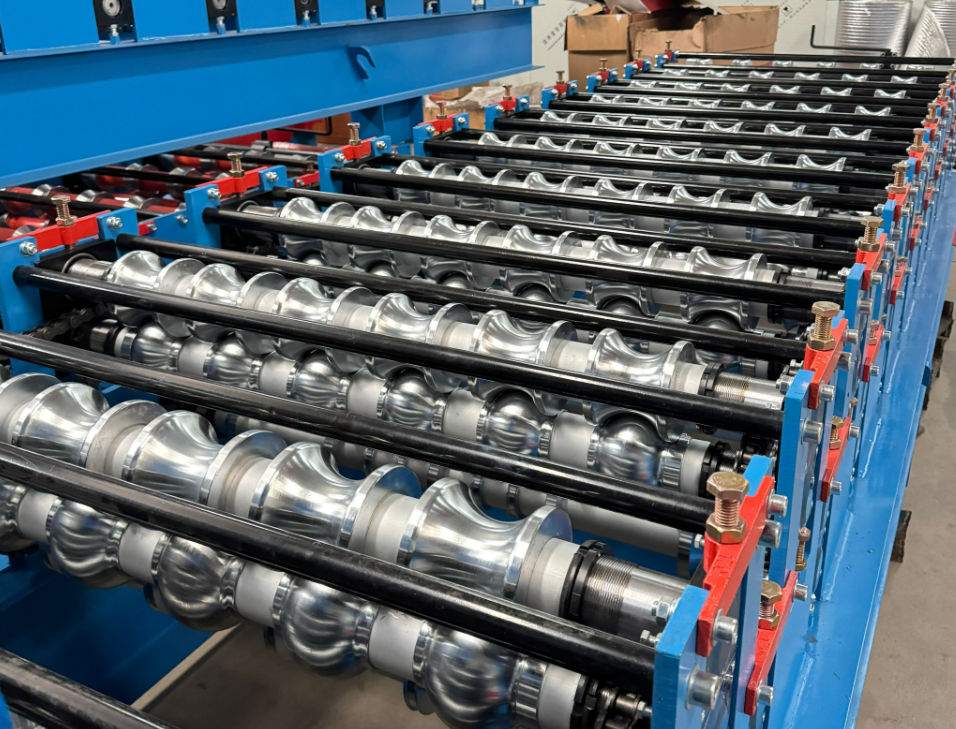 Good Price Automatic Double Layer IBR Roof Sheet Roll Forming Machine Glazed Tile Roll Forming Roof Sheets Making Machine