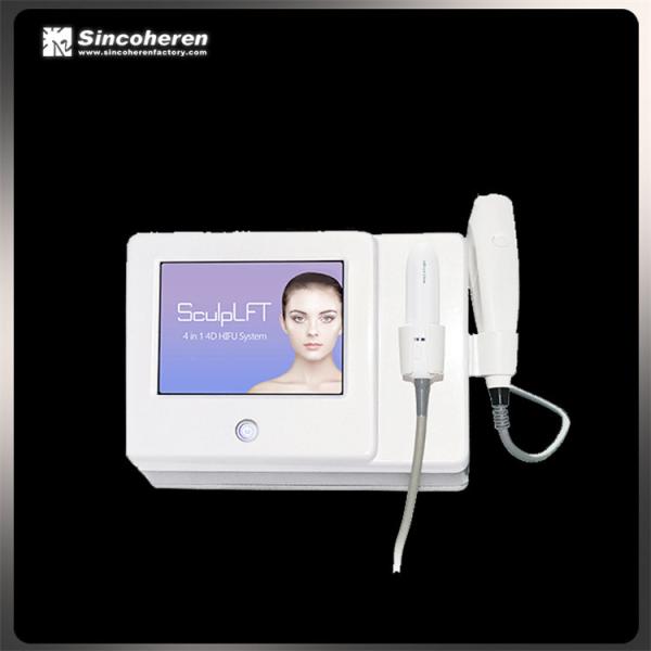 Painless HIFU Face Lift Machine 5 - 25mm Length For Aging Back / Butt