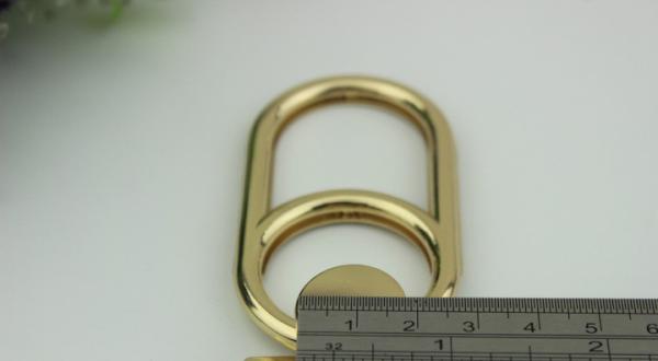 New style luxury bag accessories hardware light gold metal twist locks