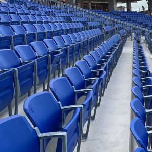 HDPE Material Plastic Stadium Seating with Anti-Aging and Fire Proof Features for Stadium Chair