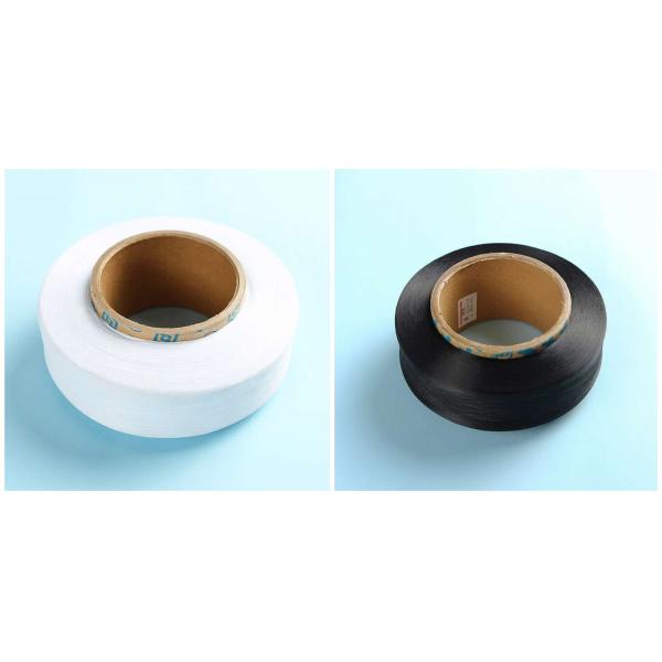 20D lumineux a couvert le fil de Spandex pour des chaussettes et le tuyau de culotte dans les couleurs blanches