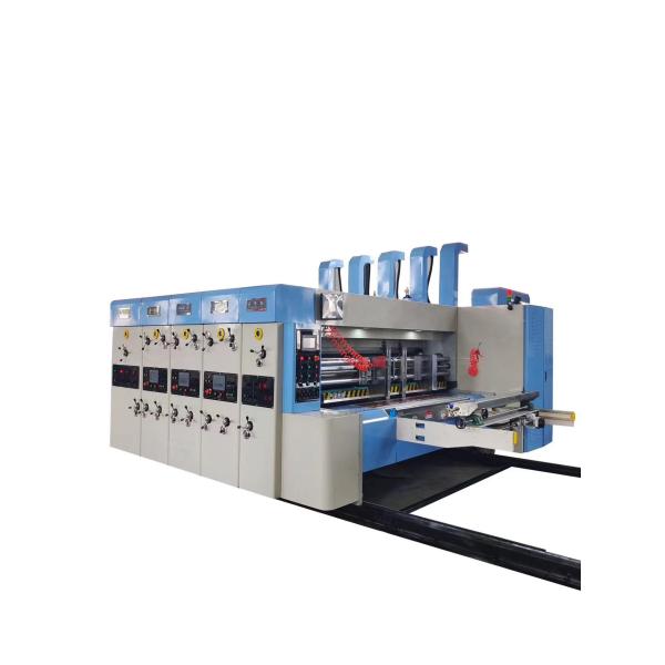 Semi автоматическая рифленая коробка делая flexo машины печатая торгового автомата
