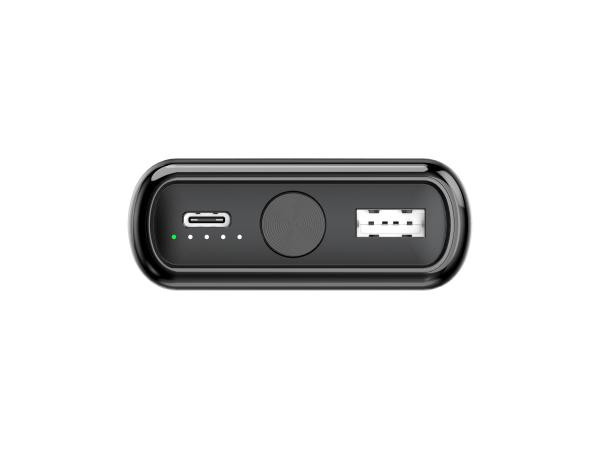 Banco de energia magnético Adsorção 5000mAh Li Polymer 5V/2.4A Carregamento com proteção contra sobrecarga