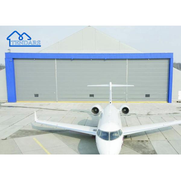 Custom Curve Roof Marquee Tent For Mobile Airplane Hanger , Curve Roof Aircraft Hanger