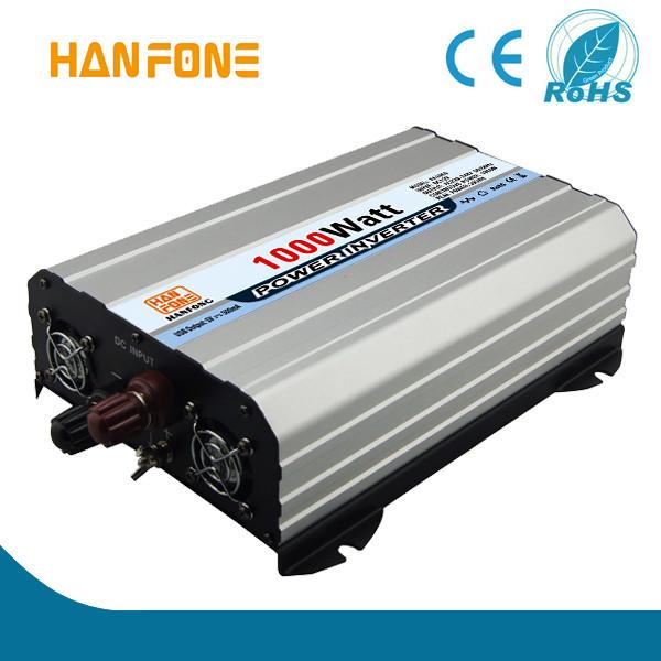 HANFONG 1000W 12v dc 220v ac pure sine wave Car Power Inverter With reverse polarity protection and remote switch