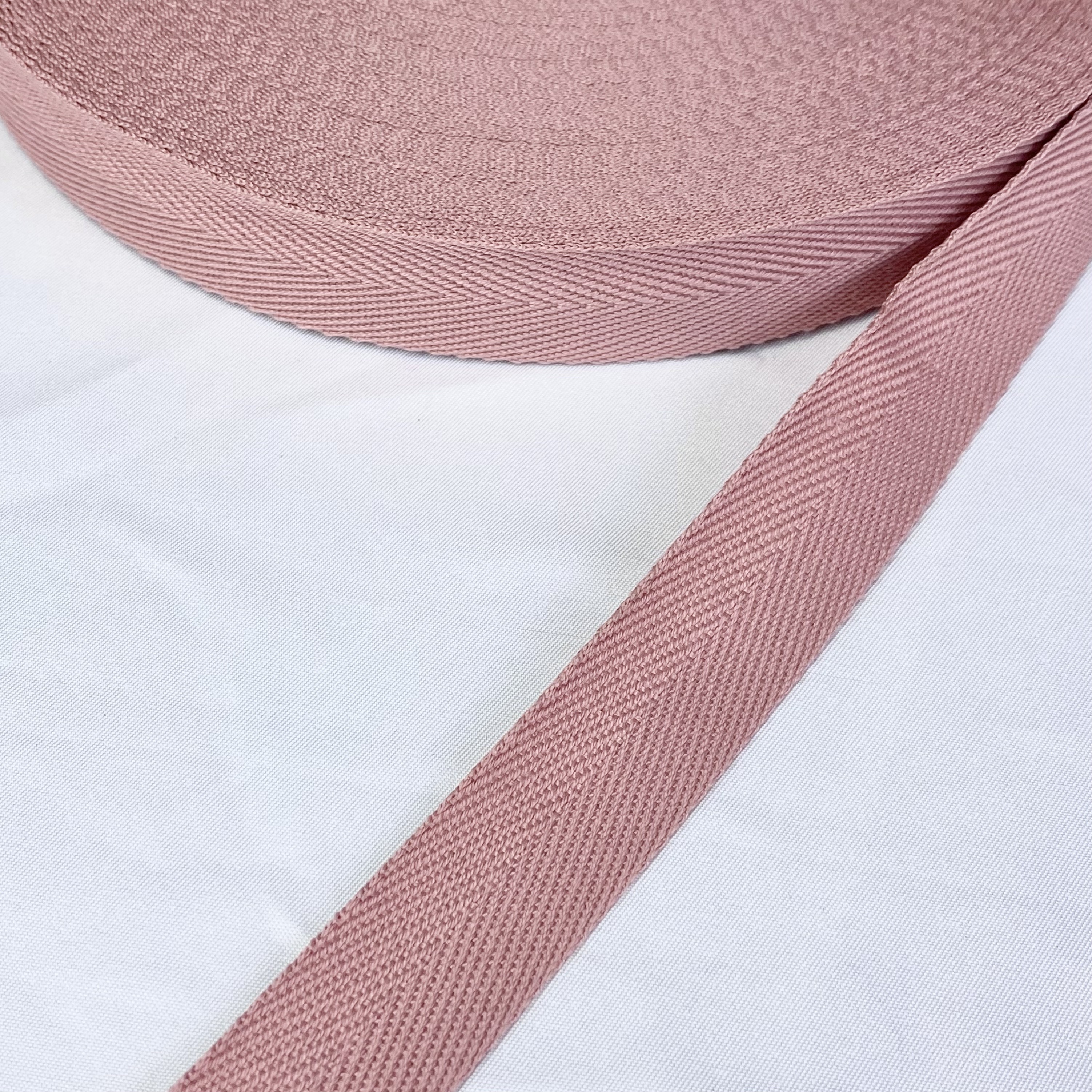 Herringbone polyester-cotton webbing Various colors Backpack strap Belt Handbag strap