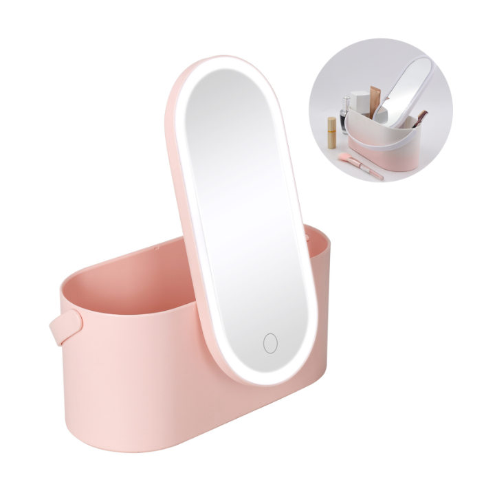 Limited Time Offer LED Beauty Case Makeup case Led Mirror Storage Travel LED Makeup Mirror Kit  Pocket Magnifying Glass