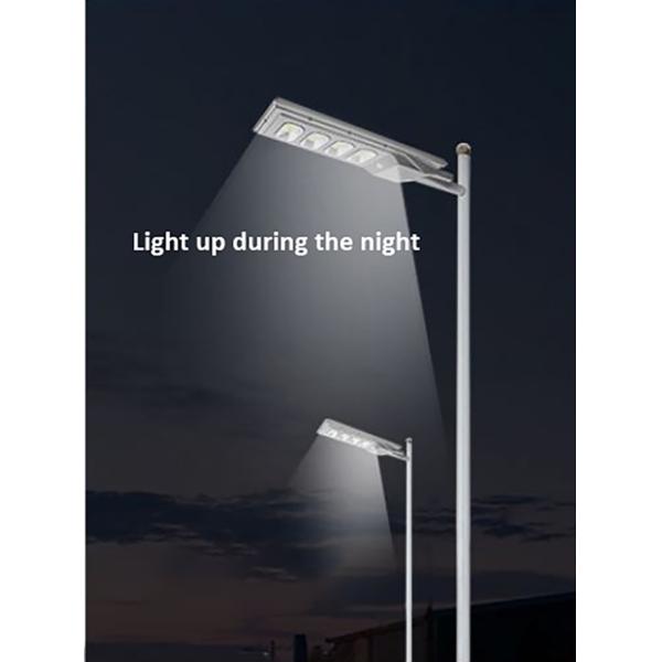 600lm 32650 Battery Integrated Solar Street Lights Mini 5AH