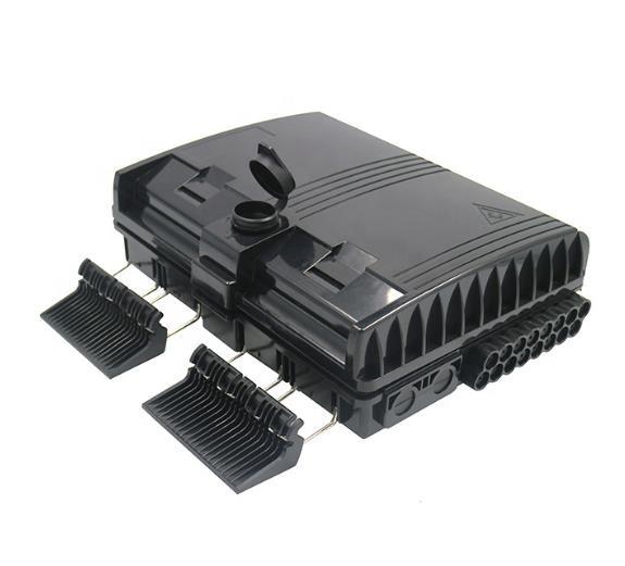 ABS Plastic FTTH Fiber Optic Termination Box 16 Core Wall / Pole Installation