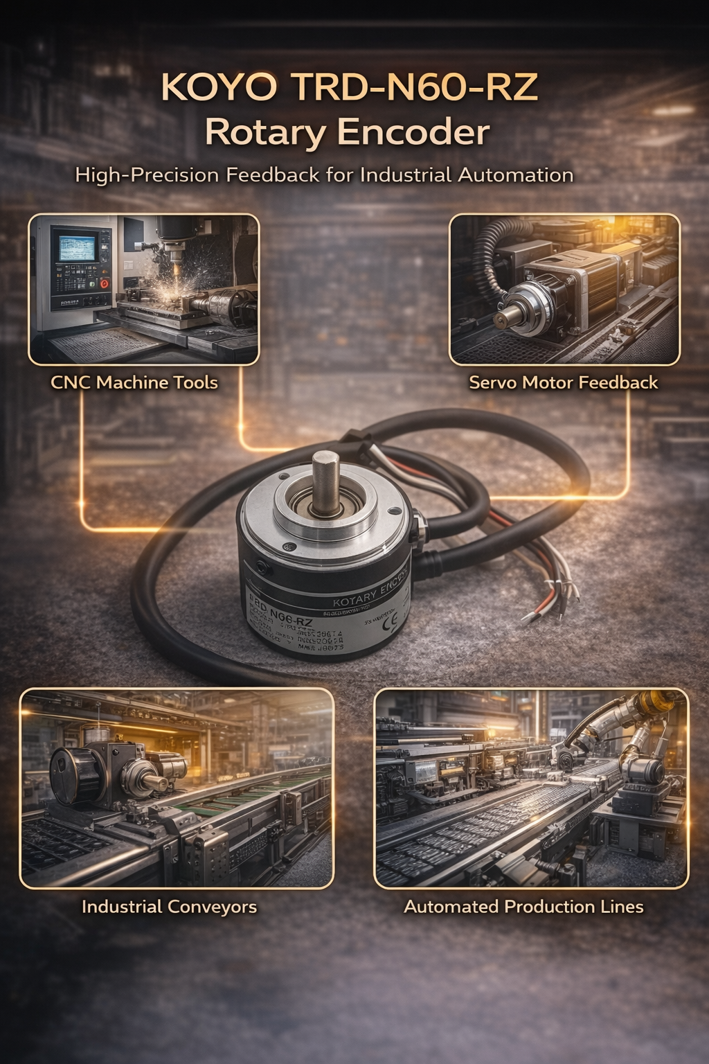 TRD-N60-RZ New In Stock TRDN60RZ KOYO Rotary Encoder