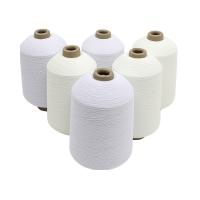Tricotage favorable à l'environnement réutilisé élastique élevé des fils de coton de polyester 140d