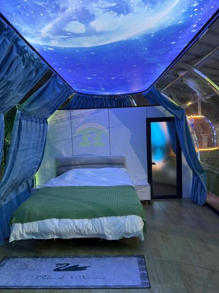 Hot Selling New Design PC Dome Hotel Polycarbonate Dome Tent Modular Prefab Dome house For Resorts