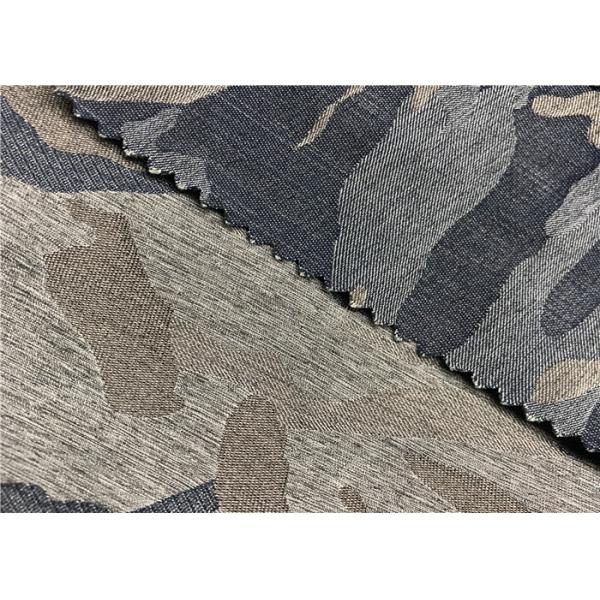Breathable Jacquard Polyester Spandex Fabric 138 GSM Weight 57 / 58 '' Width