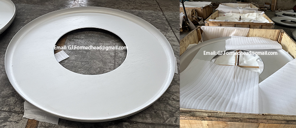 ASME Certified 304L Stainless Steel Flat Dish Head Manufacturer in China for Precision Instruments