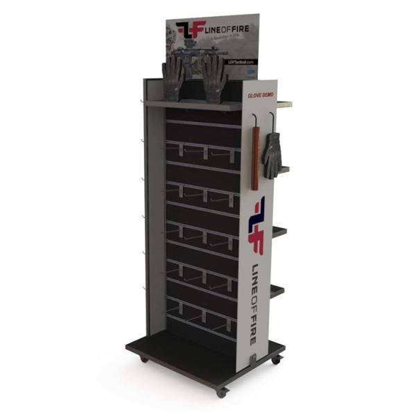 На открытом воздухе стеллажи для выставки товаров магазина одежды ярусов выставочной витрины 2 одежды куртки для пригонок моды