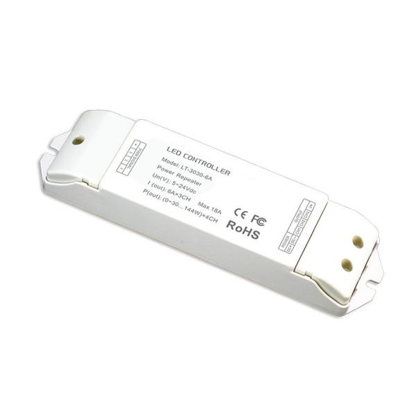 Сигнал ввода 6A ×3CH Макс 18A регулятора PWM СИД репитера силы CV RGB