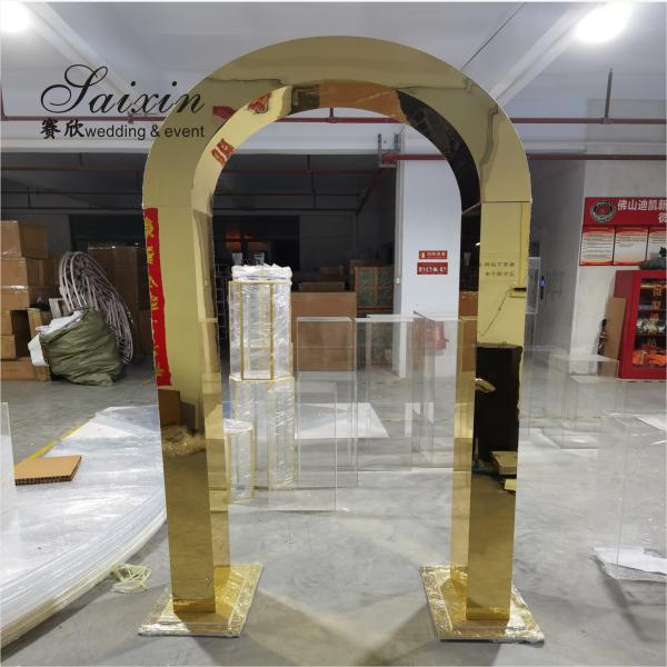 Горячая продажа новый дизайн 3 шт. набор белого акрилового фона для украшения свадебной сцены