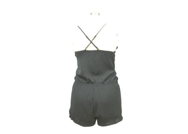 Lace Front Ladies Casual Jumpsuits And Rompers 100% Polyester Matt Satin