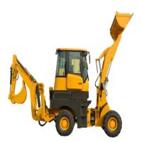 Front End Portátil 6 Ton 4wd 100hp Roda Backhoe Loader Máquinas pesadas de construção com 74kw motor para agricultura