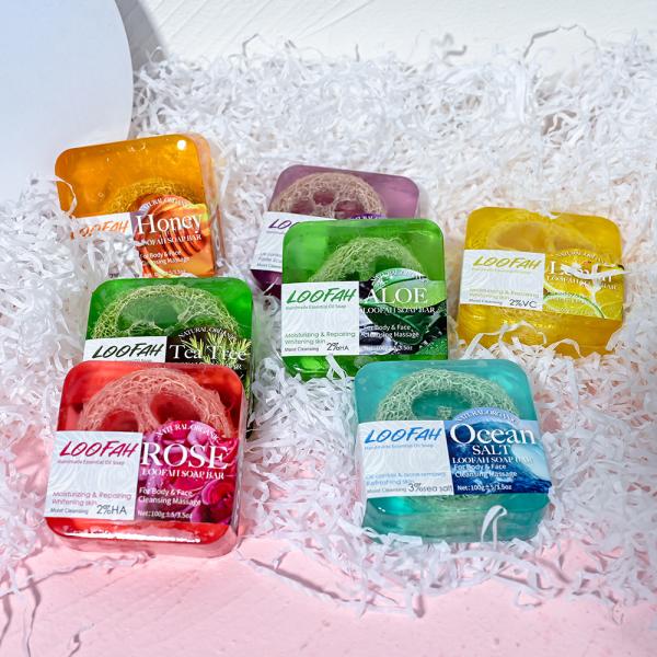 Роскошное персонализированное индивидуально создало программу-оболочку цветок эфирного масла мыла ванны Handmade