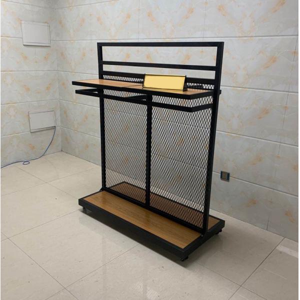 Double-sided Garment Display Retail Clothes Display Racks for Retail Clothing Shops