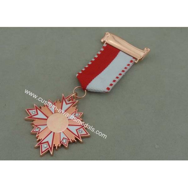 Carnival Awards Medals In 3D Design , Zinc Alloy Competition Medals With Silver Plating