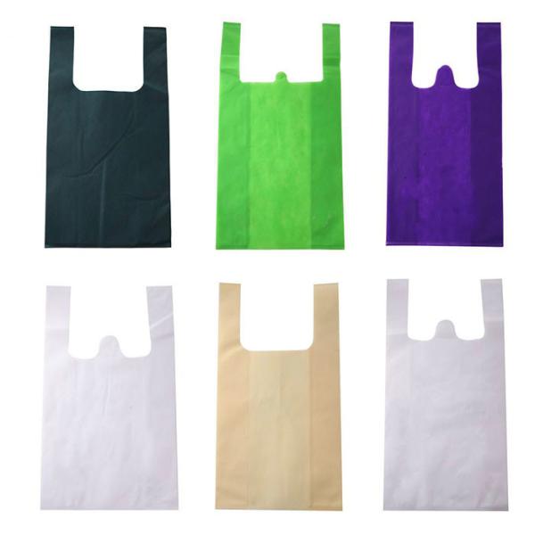 Breathable Polypropylene Non Woven T Shirt Bag Tear Resistant 60gsm