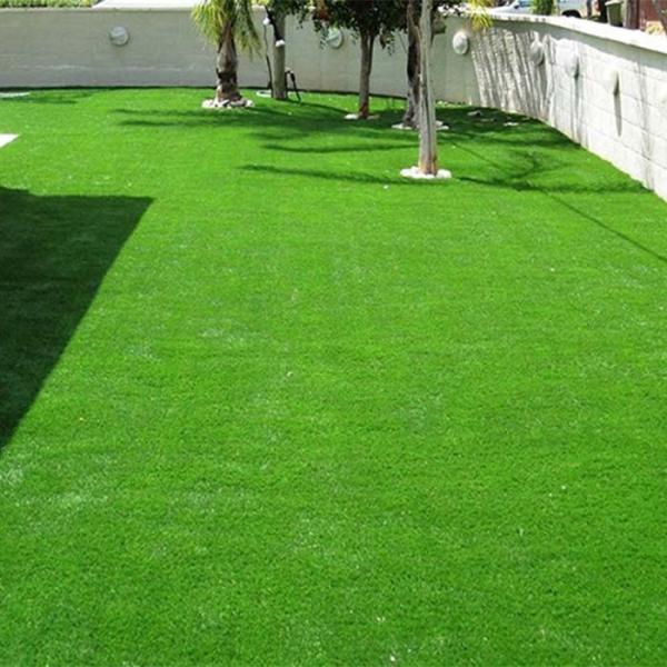 Erva sintética multicolorida de 30 mm, relva artificial de paisagem para proteção ambiental