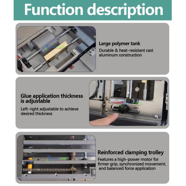 Fully Automatic Thermal A3/A4 Book Binding Machine Upgraded Smart Perfect Binder Convenient Electric Bookbinding Equipment