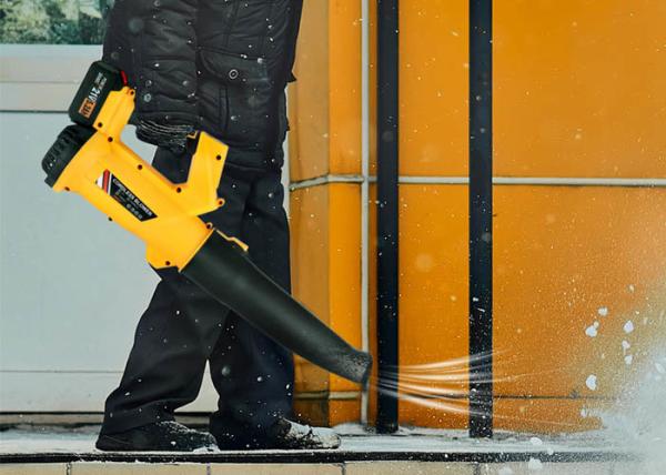 Lightweight Handheld Garden Leaf Blower , Quiet Cordless Electric Air Blower