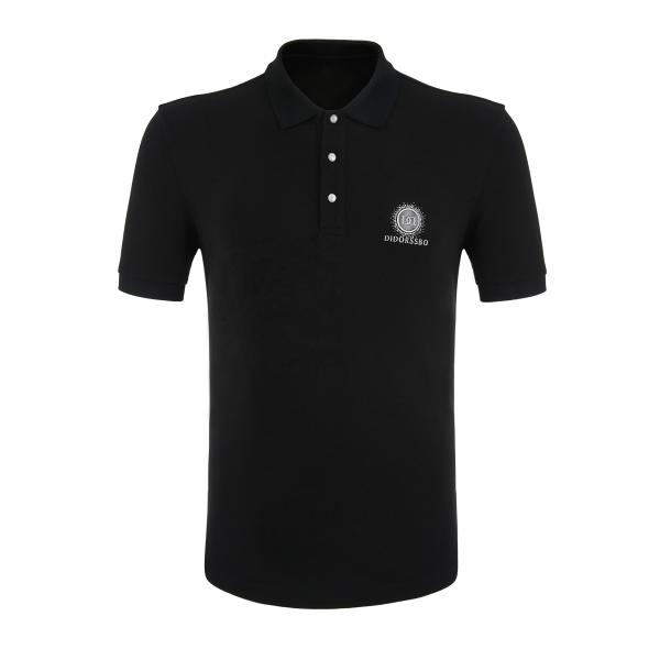 Mens Pure Cotton Polo Shirt Printing With Custom Logo And Anti Wrinkle Material