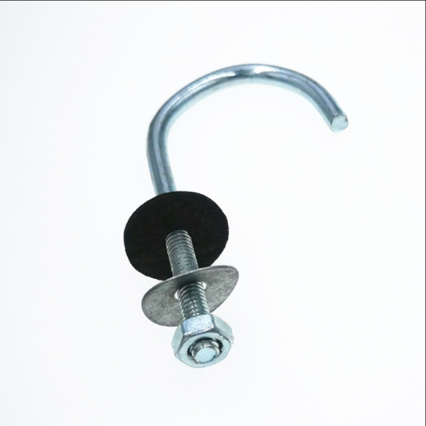 7-shaped L-shaped embedded anchor bolts, steel hot-dip galvanized/zinc 8.8 grade M8-M30