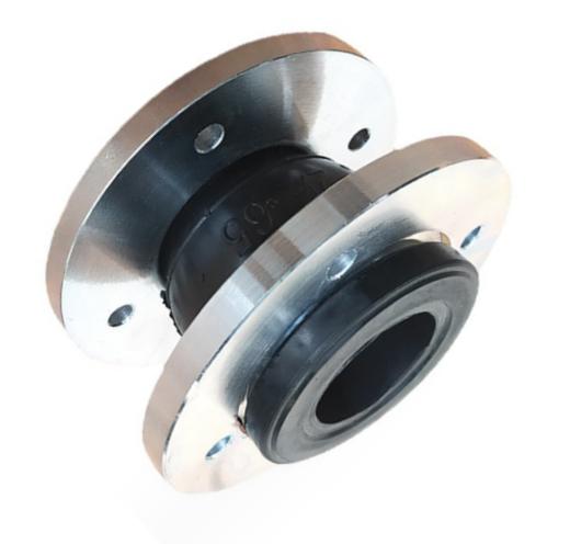 DN65 Nitrile Rubber Expansion Joint CL150 Flange Coupling