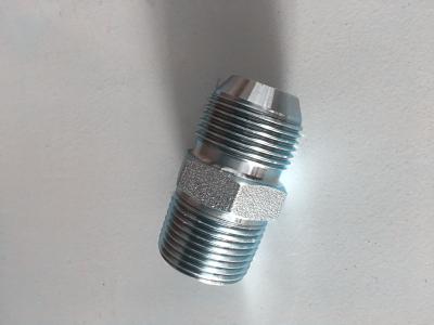 Adaptateurs hydrauliques de JIS 60 droits en acier, garnitures métriques réutilisables de filetage de tuyauterie