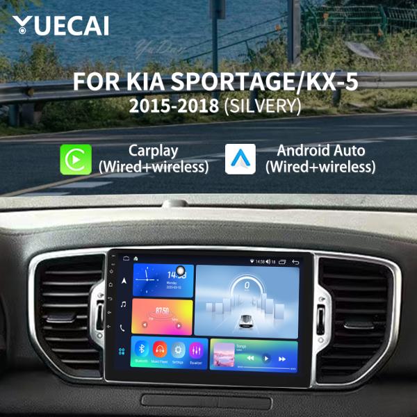 Kia Sportage Cars Head Unit Matten Black 2007-2013 Automotive Head Unit
