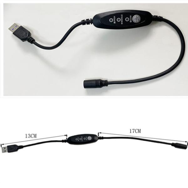 Кабель выключателя питания Усб прямого угла кабеля Дк Усб низшего напряжения 13км