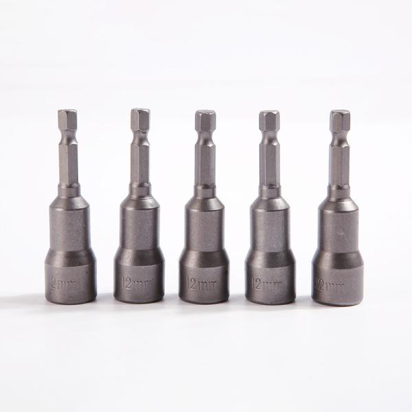Strong Magnetic 5pcs 12mm 65mm Quick Change Hex Shank Industrial Class Nut Driver Set