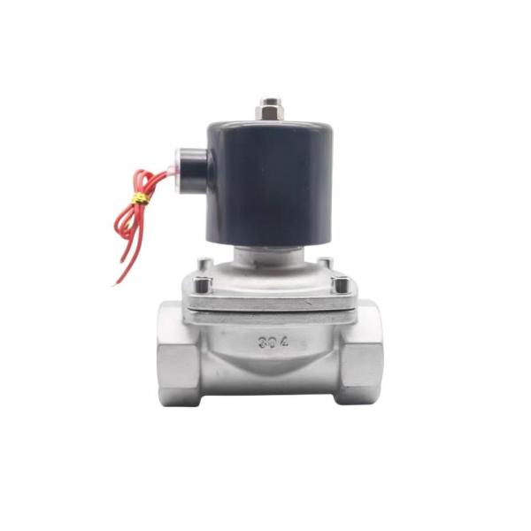 1/4 de polegada NPT aço inoxidável válvula de solenoide elétrico Full Bore para solicitação personalizada