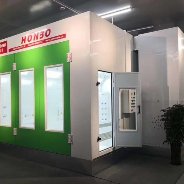 Automotive Paint Booth CE Approved Auto Body Bumper Stand With European Type Fan   Car Paint Mixing Room