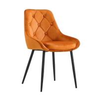 Meubles de salon confortables et durables en tissu Chaise à manger en velours Taille du produit 560*560*840mm