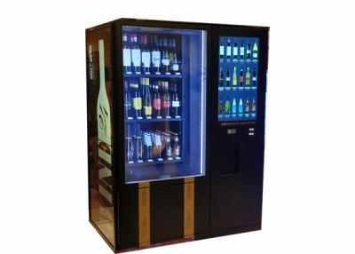 Máquina de venda automática personalizada OEM do leite do vinho do ODM com elevador e líquido refrigerante