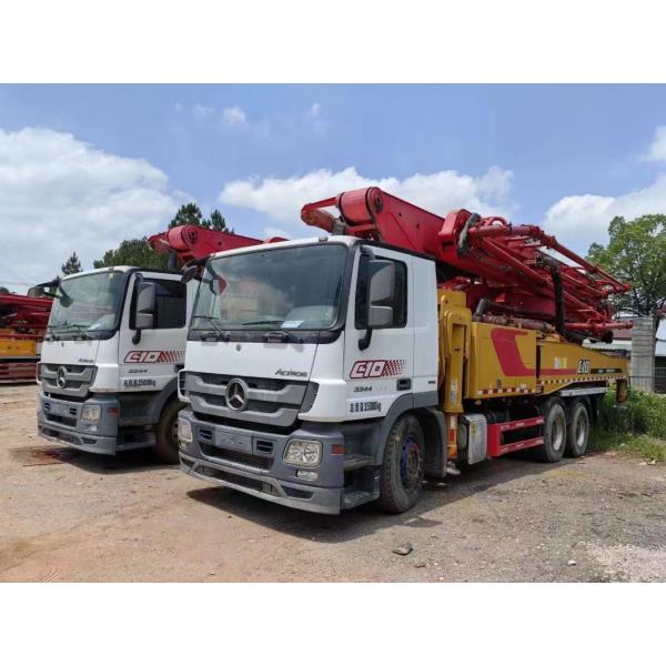 2.6mm Vibrating Amplitude Semi-Dry Shotcrete Concrete Pump Truck for Batching Plant