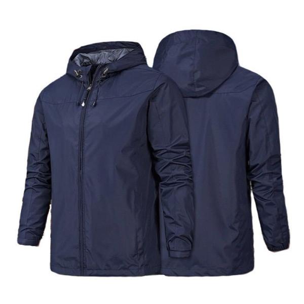 Custom Logo Blank Waterproof Windbreaker Jackets Plus Size Men's Tracksuit Jacket XMAMLON