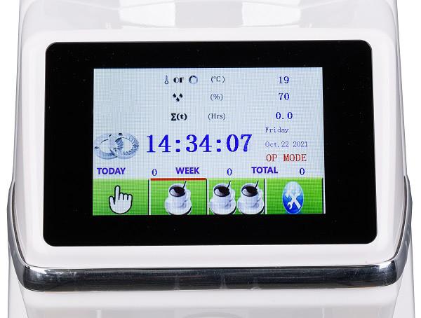 Professional Italian Commercial Burr Coffee Grinder Full Touch LCD Display