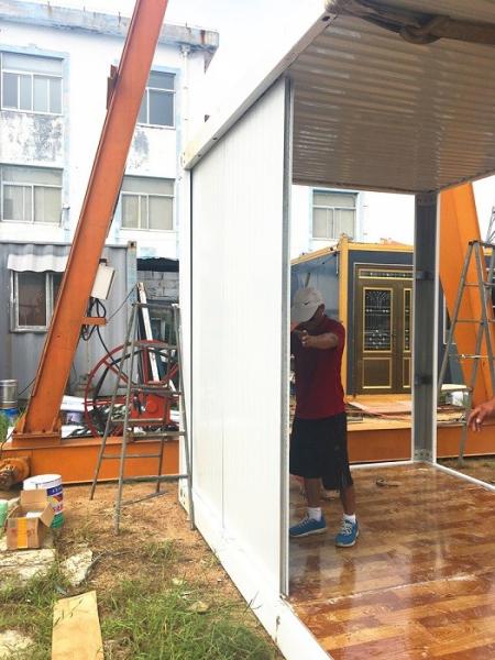 3m X 6m X 2.88m Detachable Container House 1 Bedroom Welding For Office Building