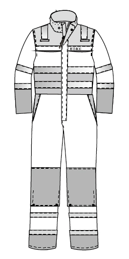 EN11611 анти- статическая рабочая одежда Workwear 330gsm огнезамедлительная