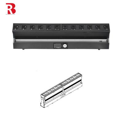 Lâmpada de cabeça móvel à prova d'água 12pcs 40W RGBW 4in1 Luz de palco LED