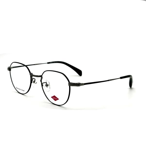 FM3222 Square Unisex Stainless Steel Optical Metal Frame Size 46-21-142