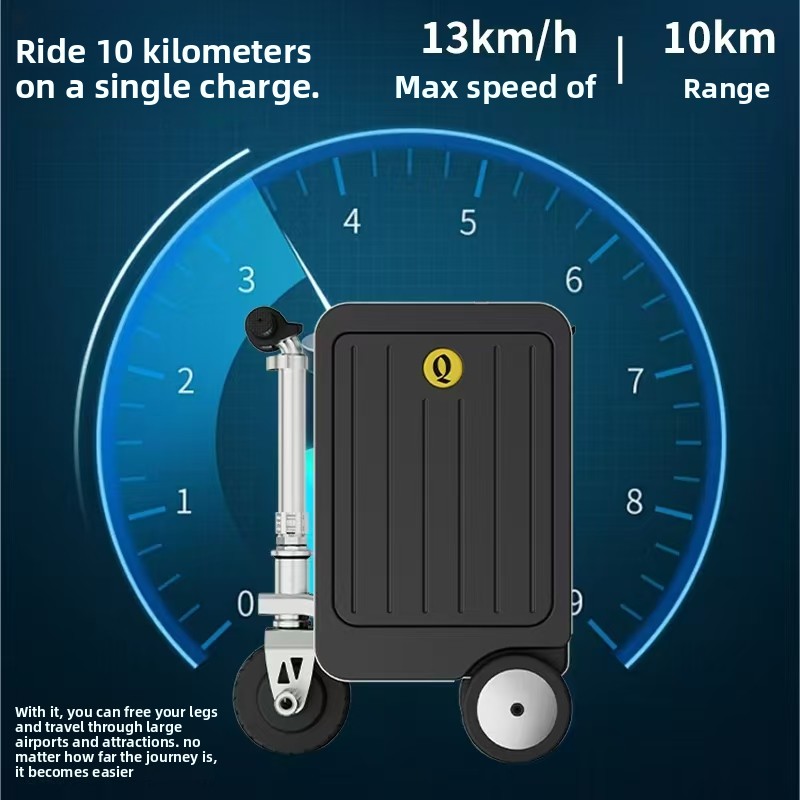 WINLEG Convenient Sports Style Bluetooth G-Manned Remote Control Luggage with Riding Feature