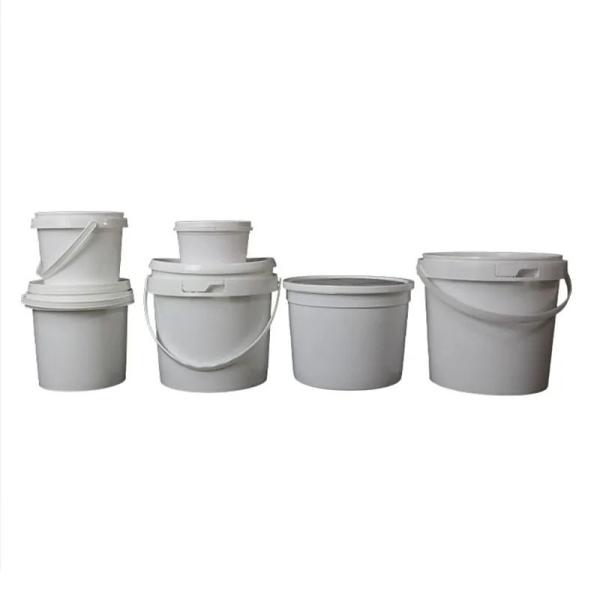 Free Samples Lubricating Oil Plastic Pails For Cylindrical Customization